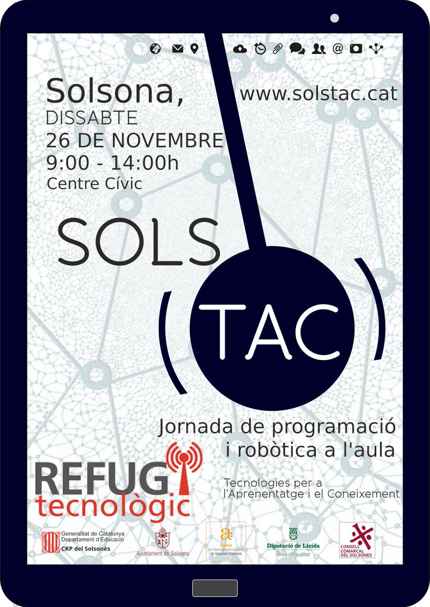 VII Jornada sobre programació i robòtica SOLSTAC22. Inscripcions obertes serveiseducatius.xtec.cat/solsones/gener…
