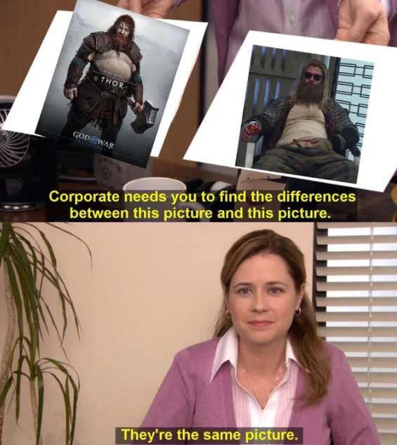 Whose got their copy of #GodofWarRagnarök so far?! 🙌🙌🙌

📷: u/ polibiux

#ebgamesaus #videogames #gaming #memes #godofwar #thor