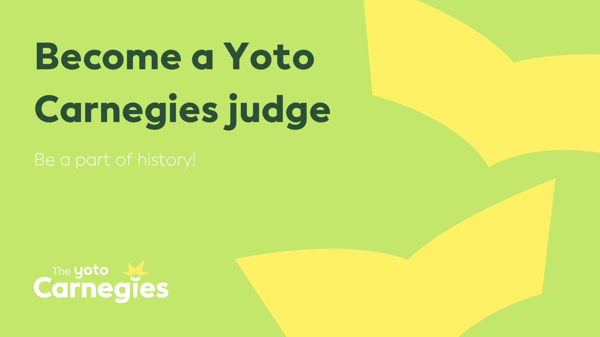 CarnegieMedals's tweet photo. Be part of history, and become a Yoto Carnegie Awards Judge! 

We are recruiting for 4 librarian judges to represent  @EastMidlandsYLG, @YLGScotland, @YLGWales and @youthlibraries Northern Ireland in 2024 &amp; 2025. 

📝 Apply by 21 Nov: https://t.co/O3D6sSVhTq https://t.co/ZMSDYon4C4