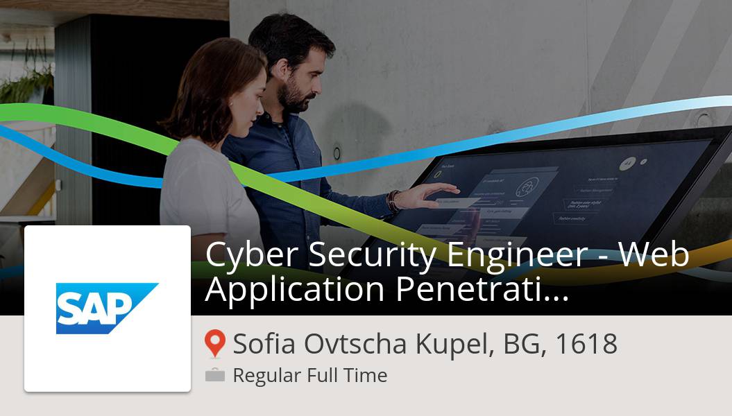 ChristopheRoy17's tweet photo. Besoin d'un Cyber Security #Engineer - Web Application Penetration Tester in Cloud Lifecycle #Management #SofiaOvtschaKupelBG1618 chez #SAP. Postulez dès maintenant! #job https://t.co/YkN4CXkV3r #JobsAtSAP https://t.co/dlif7PQfwX