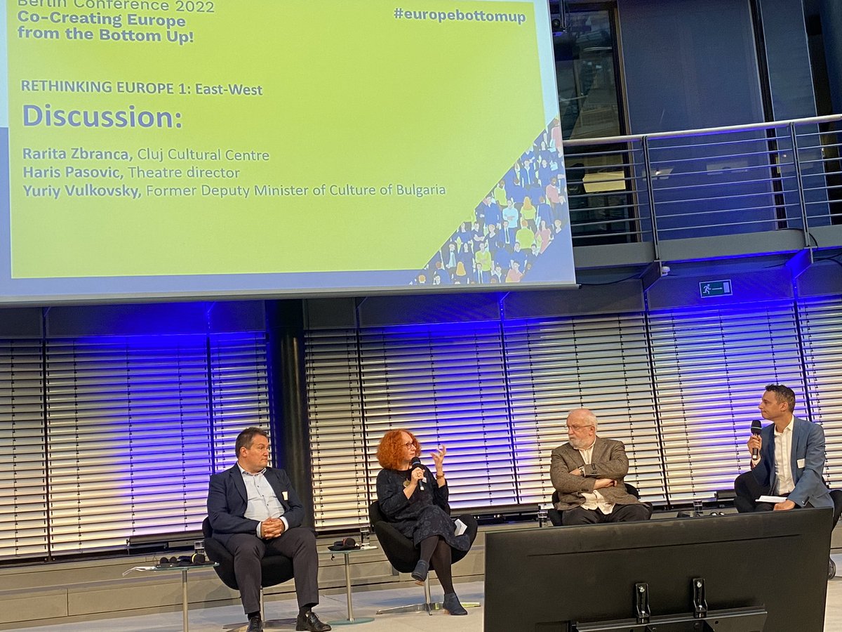 #europebottomup: trust to each other’s in the Eastern Europe is still lower than in the West! But trust is the basis of living together peacefully and constructively!