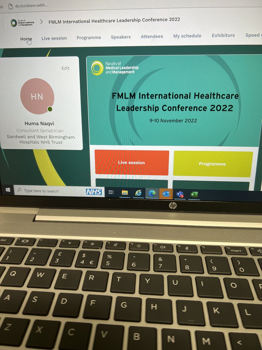doc_hnaqvi's tweet photo. @FMLM_UK #FMLMConf2022 off to a start!
Managed to submit a poster in record time with my partner in crime @Mikeblaber 😊🙌🏽 to reflect one of my most rewarding working partnership so far #foundationdocs
#wellbeingsupport #team #leadership https://t.co/TiS4fnQjbH