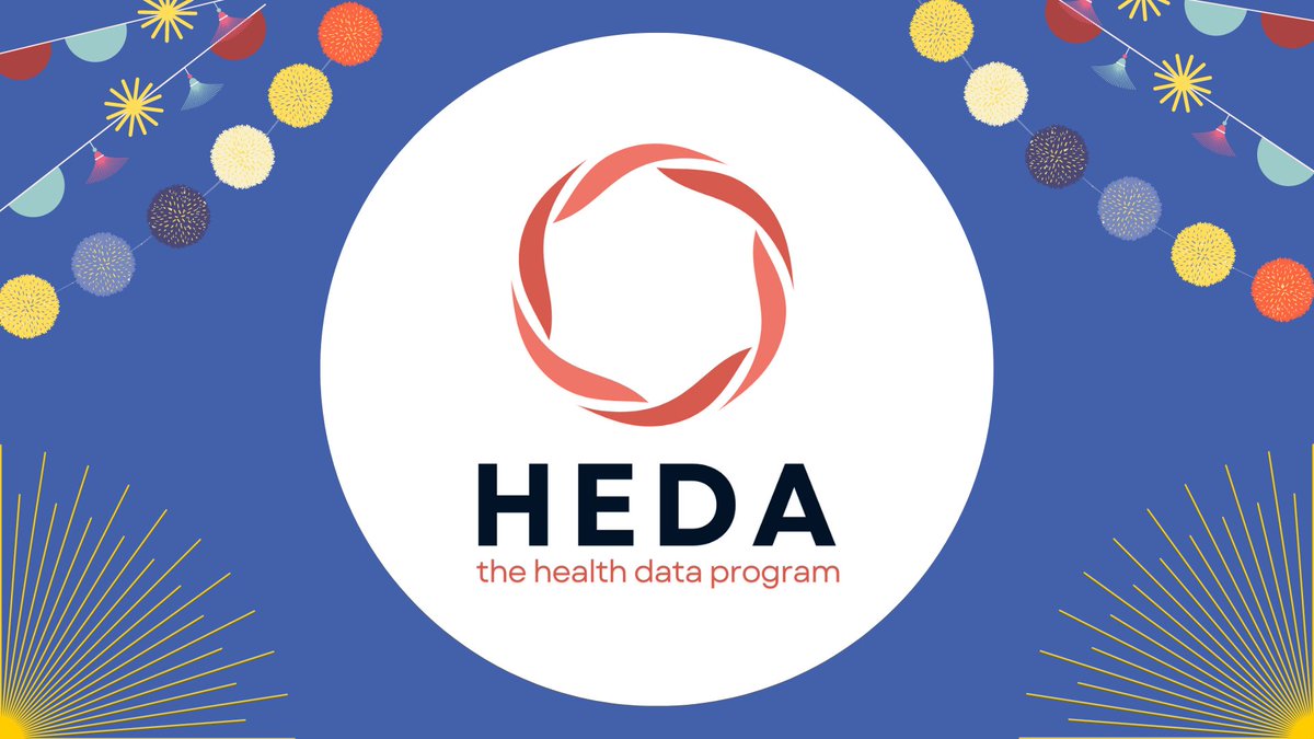 Today is the day we officially launch HEDA, the Health Data Program for researchers, patients, clinicians, and policymakers interested in all things involving health data. 

#HEDA #healthdate #healthdataprogram