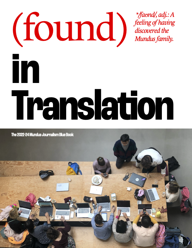 MundusJourn's tweet photo. 📢 The new issue of the #Bluebook is out!
 
💪 Written by the students, it collects articles on how to succeed in the #Mundusexperience
 
🔍 Find out how to survive in Aarhus on a budget, doing #extracurricularactivities while taking care of mental health!
https://t.co/EMIU9tdLgw https://t.co/gZI3y8iDqL