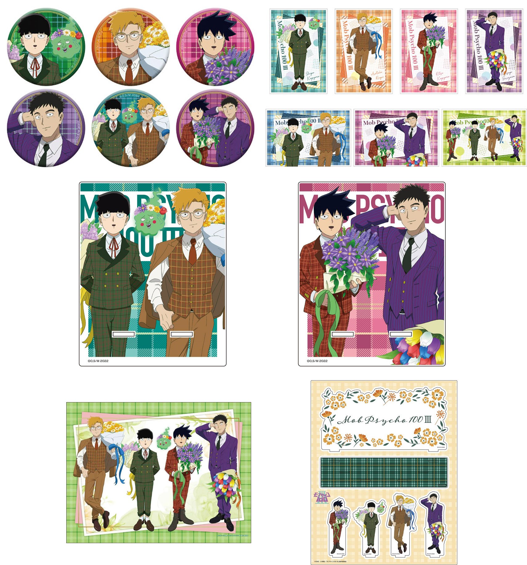 アウター ジャケット モブサイコ100 OVA アニメイト特典 缶バッジ