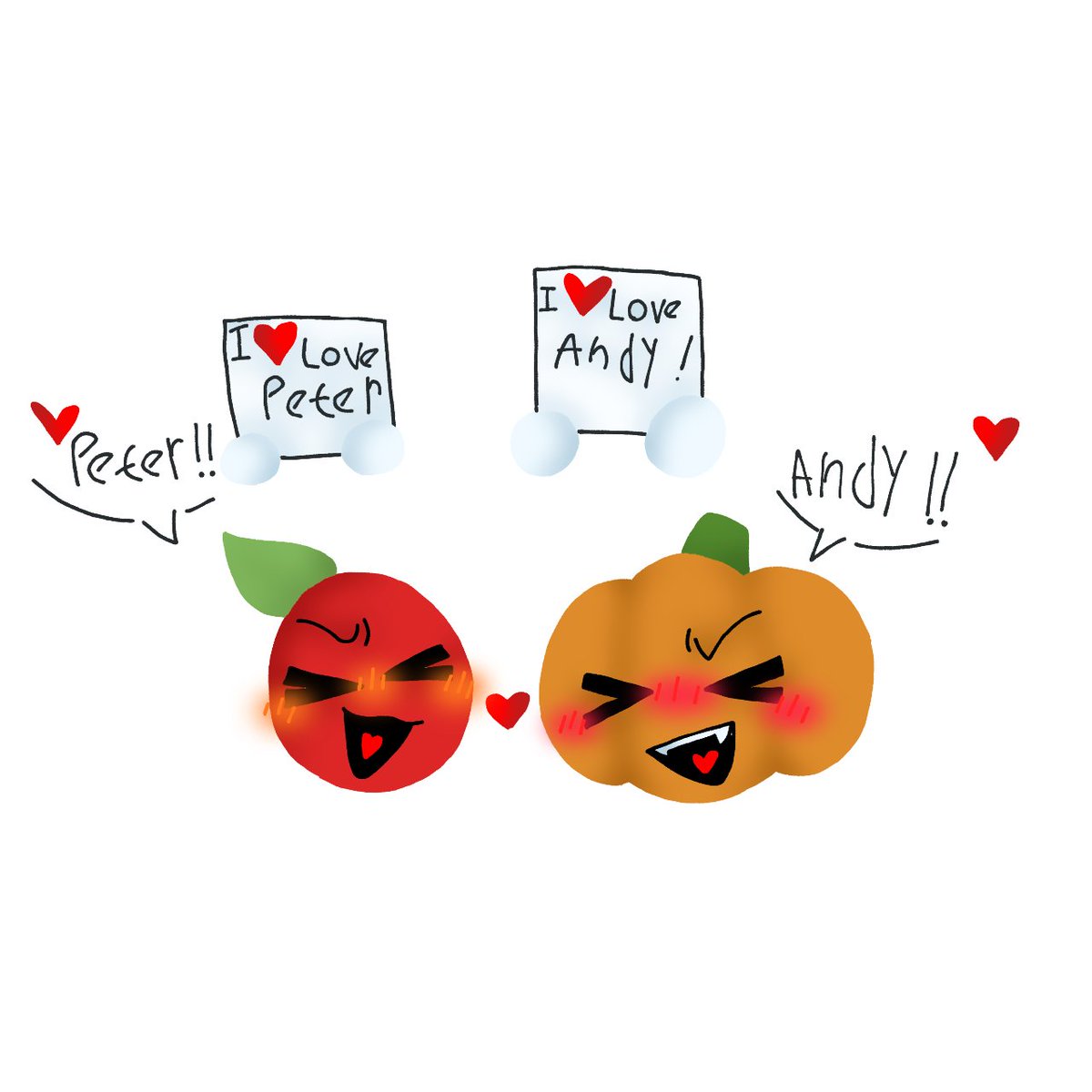 BlueBlushArctic's tweet photo. It Love You Andy x Peter Friend 🥰🥰💕💕❤️❤️🍎🎃❤️❤️💕💕😍😍
#AndysAppleFarm
#andysapplefarmfanart
#AndysAppleFarmoc
#AndystheApple
#Peterthepumpkin
#AndyxPeter https://t.co/bBrLFhLKlE