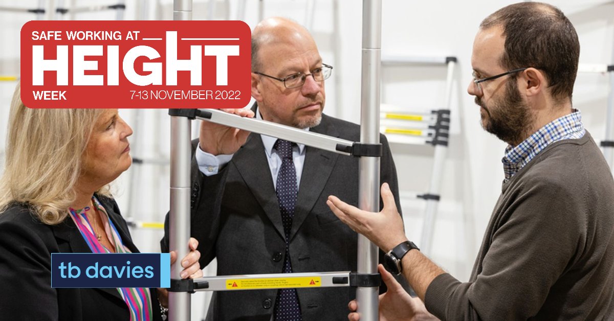 TBDaviesGroup's tweet photo. #SafeWorkingAtHeightWeek (7-13 November) is a significant new initiative involving trade bodies and government policymakers in safe working at height. #LadderSafety
Sign up for today's webinar @ 10.30am -> https://t.co/IpbdUh88EU 
More details -> https://t.co/EHmDxSaeqZ https://t.co/t8S62NXD43
