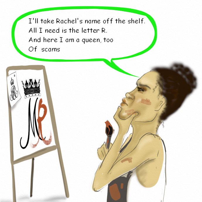 One letter and you're a queen!