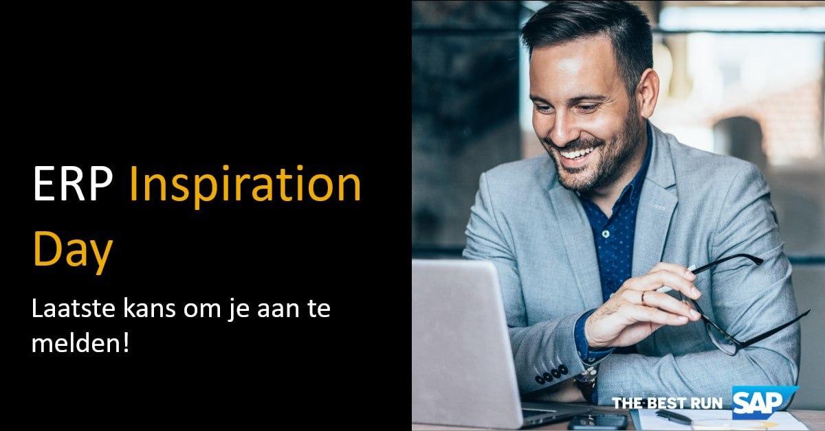 Kom naar ERP Inspiration Day op woensdag 16 november! Leon de Groot geeft een aantal mooie demo's en Richard Nagel vertelt over de toegevoegde waarde van S/4HANA Cloud.👨🏼‍🎓 Mis het niet en schrijf je in! 👉 imsap.co/6018Ma5EC

#SAPERP #InspirationDay #S4HANA
