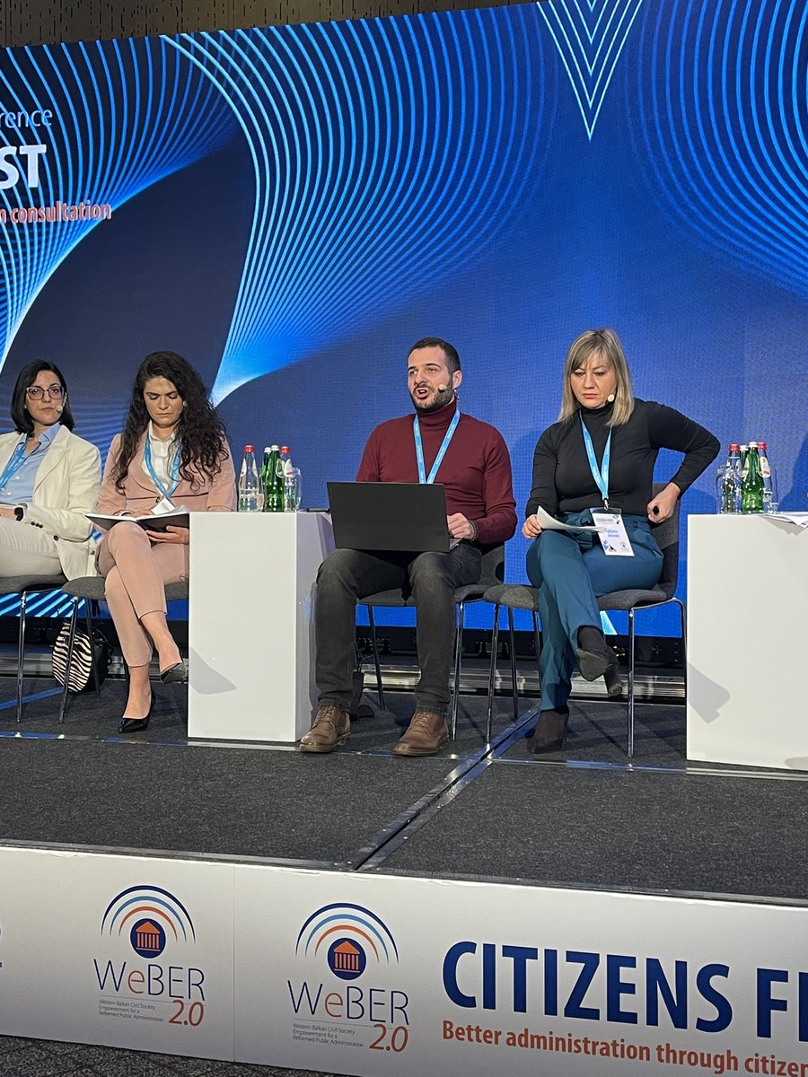 ThinkforEurope's tweet photo. Ferid Murseli @institutiD4D on Southern Mitrovica 🇽🇰 project: We were trying to raise citizens’ engagement in public hearings. The low interest of citizens was primarily affected by a lack of trust in authorities because of poor financial management. #CitizensFirst2022 https://t.co/YcarCciim0