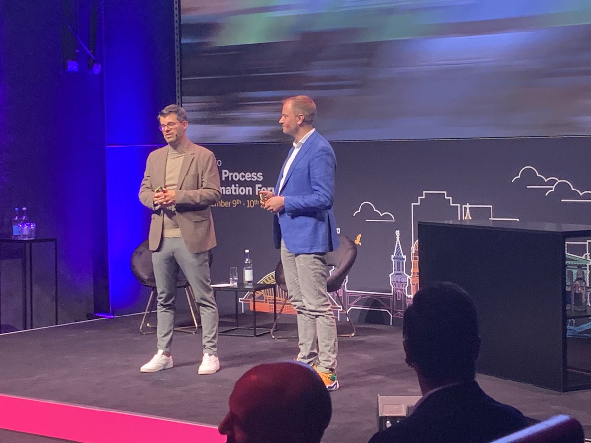 Great opening keynote from <a href="/gerodecker/">Gero Decker</a> &amp; @RouvenMorato on how to do got faster than fast #SAPSignavioForum