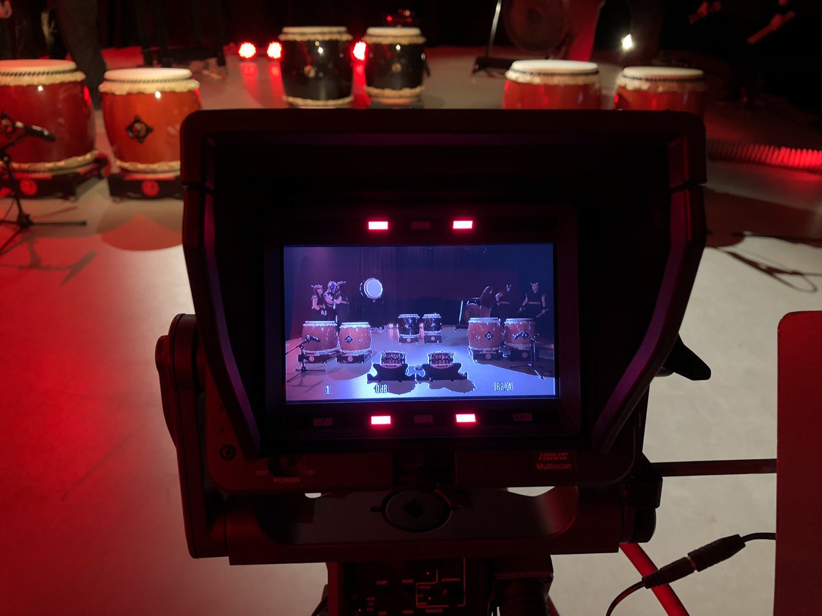 TenguTaiko's tweet photo. We had a great day in the studios at York Uni, filming some promo material yesterday. https://t.co/af6WTBd4Gf