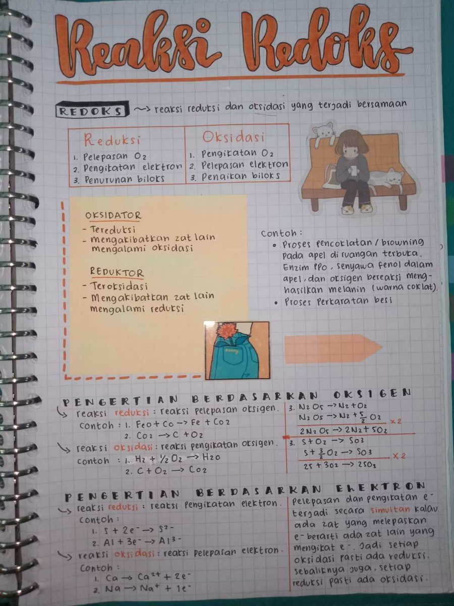 clearnote_id's tweet photo. Catatan Kimia SMA kelas 10 tentang Reaksi Redoks oleh jjung_one♡ di Clearnote!
https://t.co/up2MYuhyTj

#studytwt #ambistwt #AMBISVERSE #catatansma #clearnote #clearnotebooks #redoks #kimia https://t.co/R1aIrP43Fy