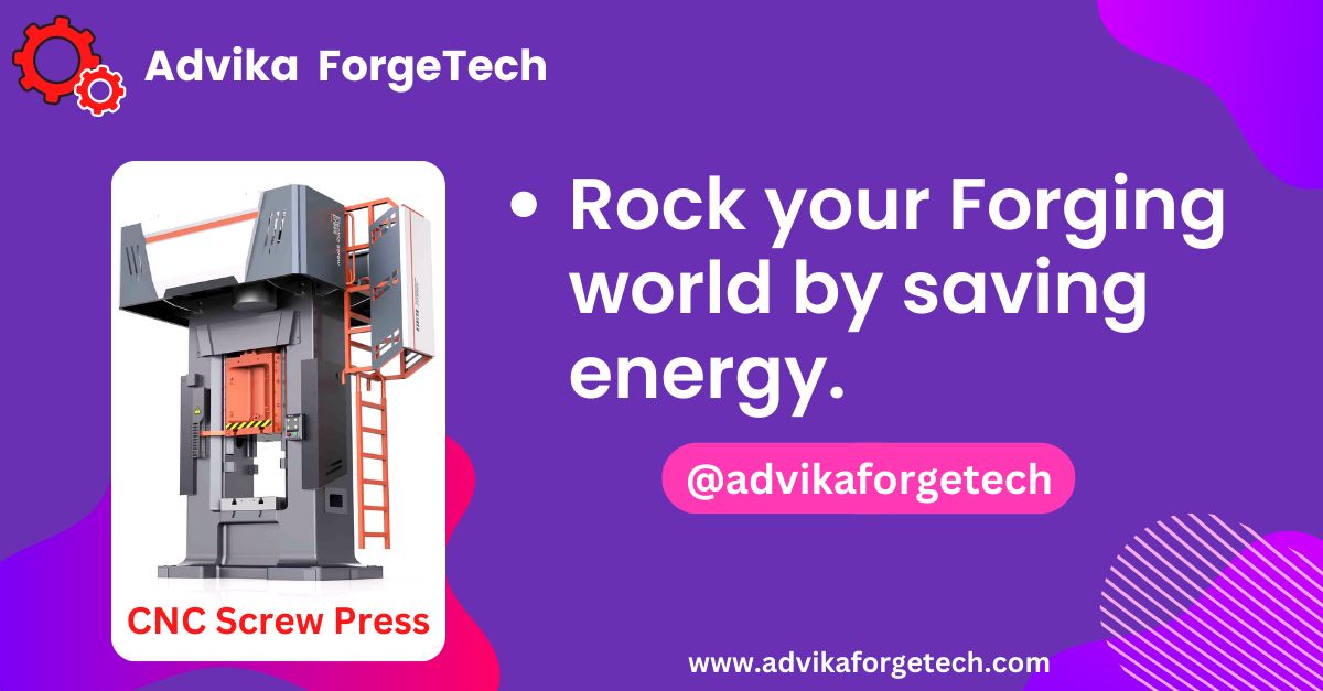 adhvikaforgetec's tweet photo. You guys are seeing game changer machines in the forging industry.
This One CNC Screw Press its based on Inverter technology gives per components huge power saving also precise job forging.
#Advikaforgetech #Forging #Screwpress #CNCSCREWPRESS #hotforging #Coldforging #Brass https://t.co/KPA1MFSMWh