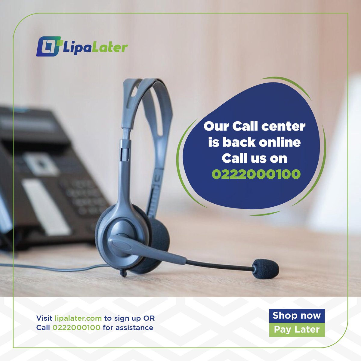 Our call center is up and running now, give us a call for any inquiry.
_____________________________

Ubu mwaduhamagara kuri iyi nomero ku bufasha bwose mukeneye.

#CustomerService #callustoday #signuptoday #buynowpaylater #lipalaterrwanda #AFriendIndeed #RwOT