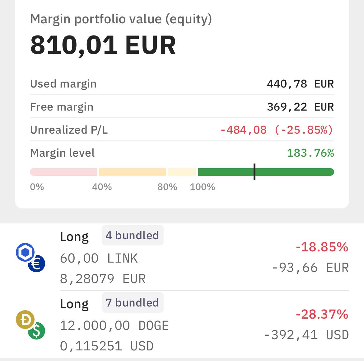CryptoSurvivo22's tweet photo. Well the plan is to start from zero, but after all this market craziness @FTX @binance I have to start from under zero, and those are my positions now, I will be sharing a snapshot of my position periodically. Not ideal but that is the start point. Initial investment 1000 EUR https://t.co/apL55mFUjh