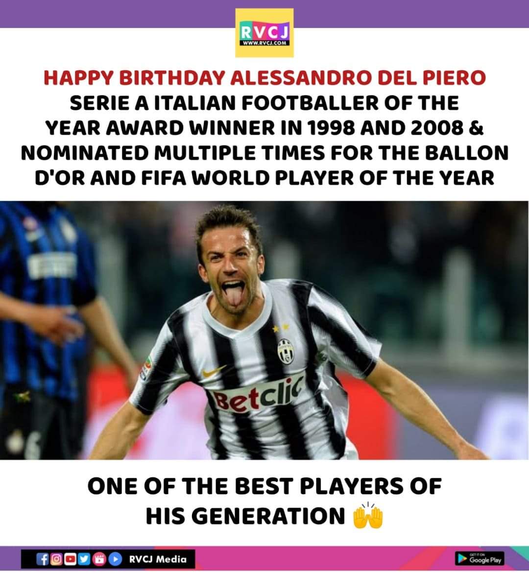 Happy Birthday Alessandro Del Piero! 