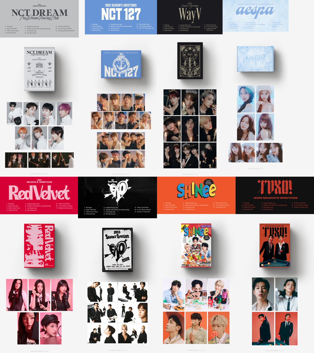 ꒰ 𝗽𝗹𝘀 𝗿𝘁 แจก 100 บาท ꒱
พรี Season’s Greetings ssgt 2023 

🧃Ktown4u 1550/1850
🧃Smtown/Aladin/11st/Yes24/Withmuu 1750/2050

🎱รับทุกวง

🛒 bit.ly/3UKSF7n

#ตลาดนัดnct #ตลาดนัดwayv #ตลาดนัดaespa #ตลาดนัดexo #ตลาดนัดรวว #ตลาดนัดsm #ตลาดนัดshinee #ตลาดนัดtxvq