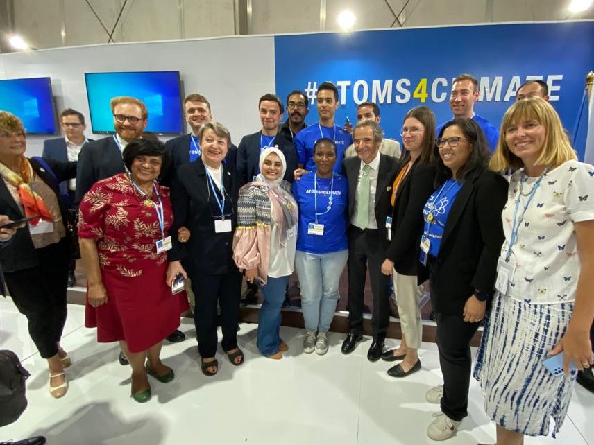 rafaelmgrossi's tweet photo. Increasingly states with little to no nuclear experience approach us for guidance on #ClimateGoals with nuclear. Happy to announce at #COP27 we're launching the 'Atoms4NetZero Initiative' to ensure no country is left behind in climate solutions. #Atoms4Climate https://t.co/jLyj9rbQCm