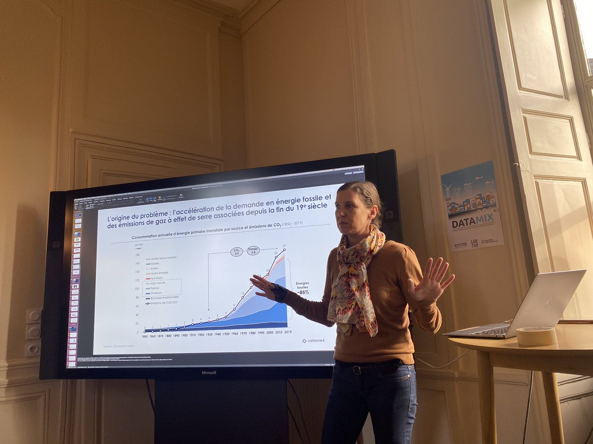 ln_duval's tweet photo. Ravie d’avoir lancé avec @NFr21 3eme édition #Datamix sur la #SobriétéEnérgetique co organisé avec @metropolerennes @LabFabfr @enedis_bretagne à l’@leclozr. Une intervention très pédagogue de @Carbone4 sur les défis climatiques. Un grand merci à @lnchauvire ! https://t.co/FghbFSAqY7