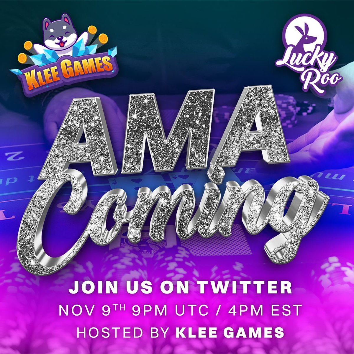 Ocelote986's tweet photo. #LuckyRooToken #LuckyRoo #AMA 
Heute 20 Uhr LuckyRoo AMA mit Mr. Big Whale! https://t.co/YOWwrZkoge