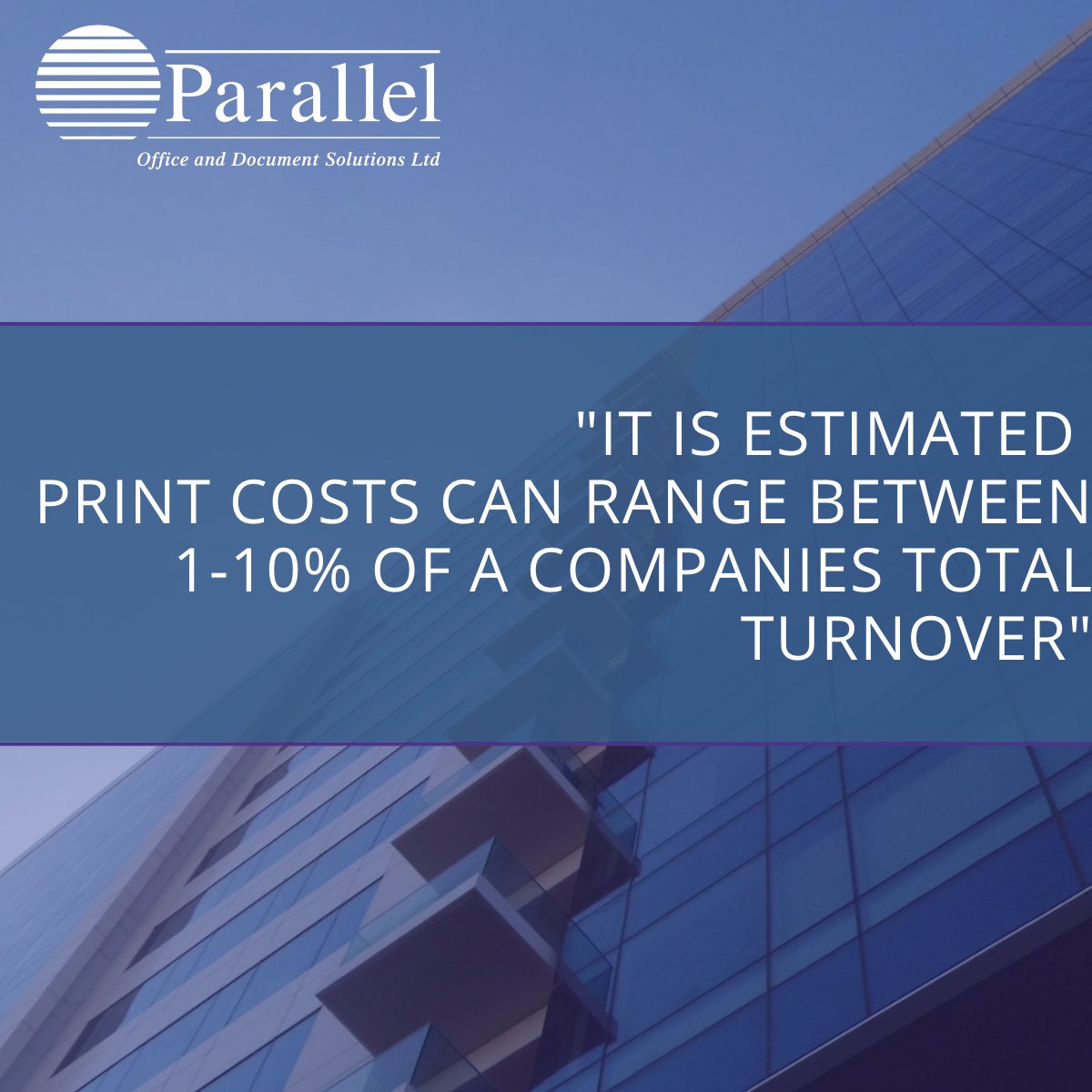 Parallel_Group_'s tweet photo. Print costs can be anywhere from 1-10% of your business's total turnover - do you have a clear view of how much printing is costing in your company?
Read more about how an MPS could be just what you need:-
https://t.co/fZenf45LBz
#printing #managedprintservice #costs https://t.co/GqxQ0WqA1H
