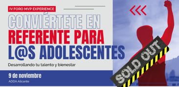 📣¡Plazas agotadas! Aforo completado.

🙌 A quienes os habéis inscrito nos vemos en el ADDA 

#MVPexperience #MVPInstitute #referente  #adolescente
#fortalezas #talentos #emociones #gestionemocional #comunicacion #relacionessanas #habitos #objetivos #entrenamiento <a href="/dipuAlicante/">Diputación de Alicante</a>