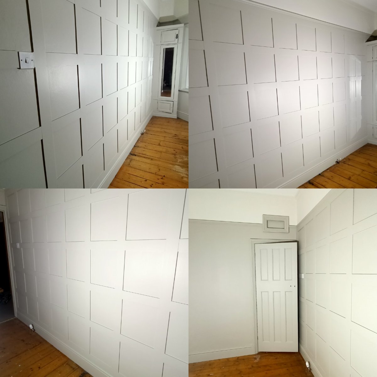 brooksdecor71's tweet image. Most recent work completed yesterday. Something a bit different - installing some panelling then full decoration of bedroom and office.
@JohnstonesTrade @ZinsserUK @Tikkurila_UK were all used on this job.
#WhitleyBay #PaintingAndDecorating