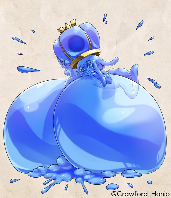 スライムエルさん描きました!ドタプン!!!
 #アルマグリモワール 