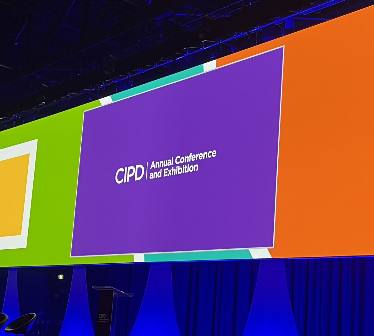 It’s a privilege to be here at #CIPDACE, if you are around and want to connect then drop me a message 👍