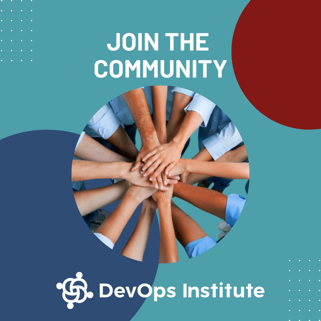 DEVOPSINST's tweet photo. The DevOps Institute Community offers many ways for you to participate in the human aspects of tech! 👫 Get access to networking, leadership opportunities, career and educational growth.
🤝 Join the #HumansofDevOps: https://t.co/iMO1eyh4YP https://t.co/8yOHsG4OV1
