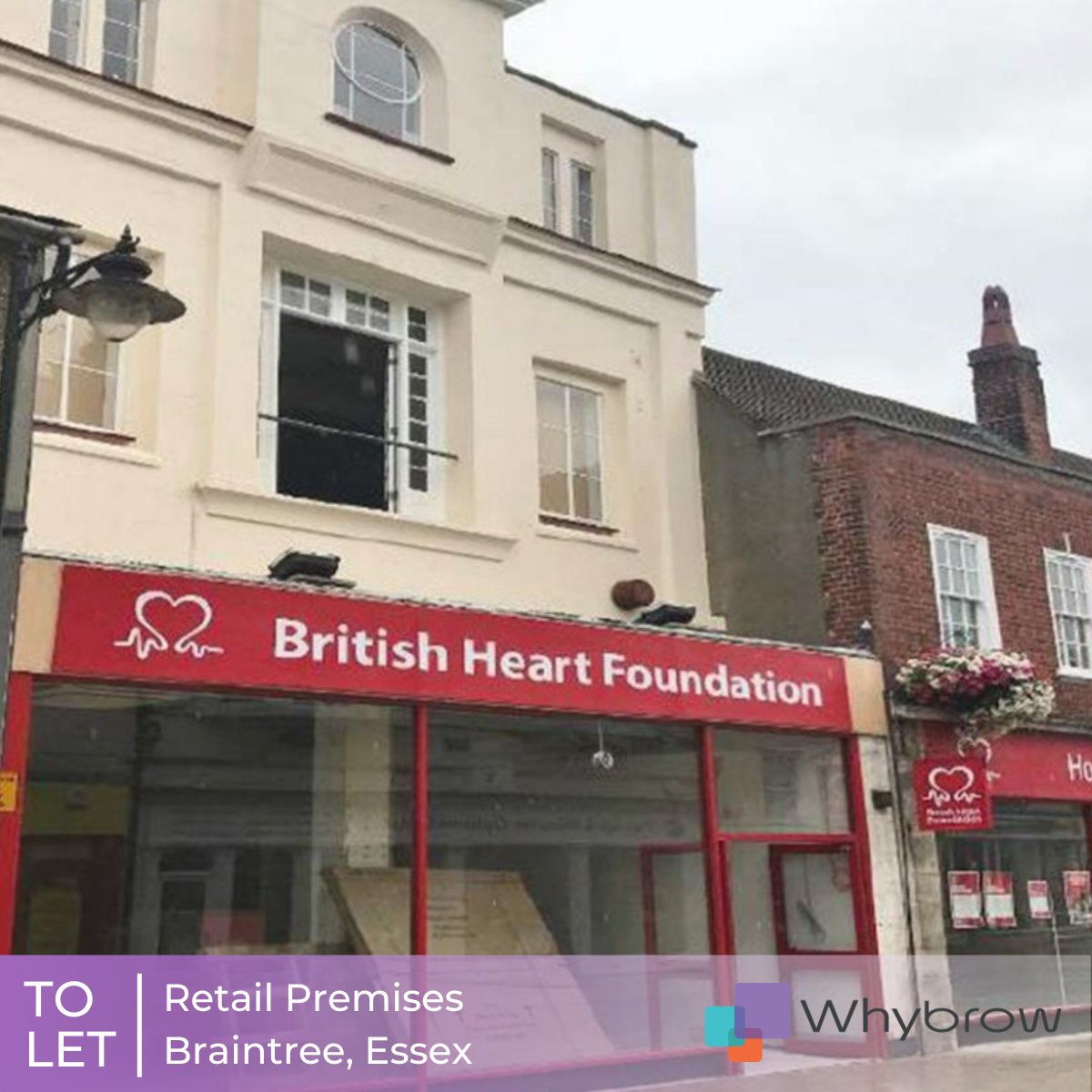 🛍Town centre retail premises to let! 🛍

Located in the heart of Braintree town centre.
 
💸 £55,000 pax
➡️ 9,710 sq.ft (903 sq.m)
📍 Braintree, Essex

Give us a call:
📞 01206 577667

#Braintree #Essex #ToLet