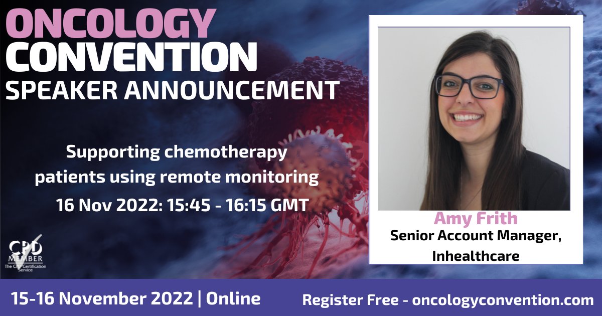Inhealthcare (@inhealthcareuk) on Twitter photo Register now to hear our senior account manager Amy Frith discussing our new oncology service at the <a href="/OncologyExpo/">Oncology Convention</a> next week:
oncologyconvention.com/registration
Find out more here:
inhealthcare.co.uk/brochures/moniā¦
#MICONC22 #ONC22 #Oncology #virtualcare #virtualwards Register now to hear our senior account manager Amy Frith discussing our new oncology service at the <a href="/OncologyExpo/">Oncology Convention</a> next week:
oncologyconvention.com/registration
Find out more here:
inhealthcare.co.uk/brochures/moniā¦
#MICONC22 #ONC22 #Oncology #virtualcare #virtualwards