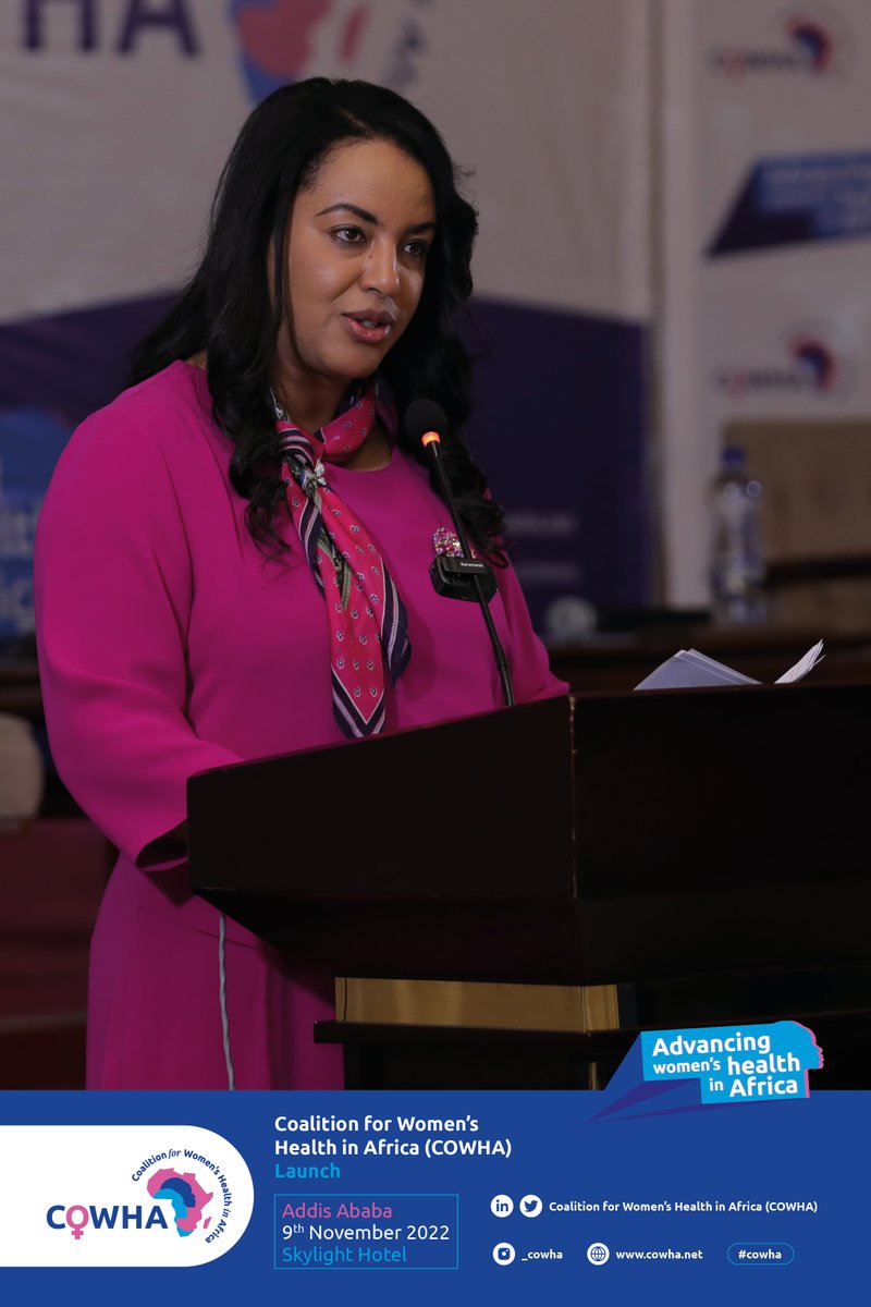 _COWHA's tweet photo. We are honoured to have Dr. Ergogie Tesfaye (@ErgogieTesfaye), Minister for Women and 
Social Affairs of the Federal Democratic Republic 
of Ethiopia be our Chief Guest at the launch of #COWHA &amp; share the first wish for #COWHA https://t.co/ZdlfQ8BgXv