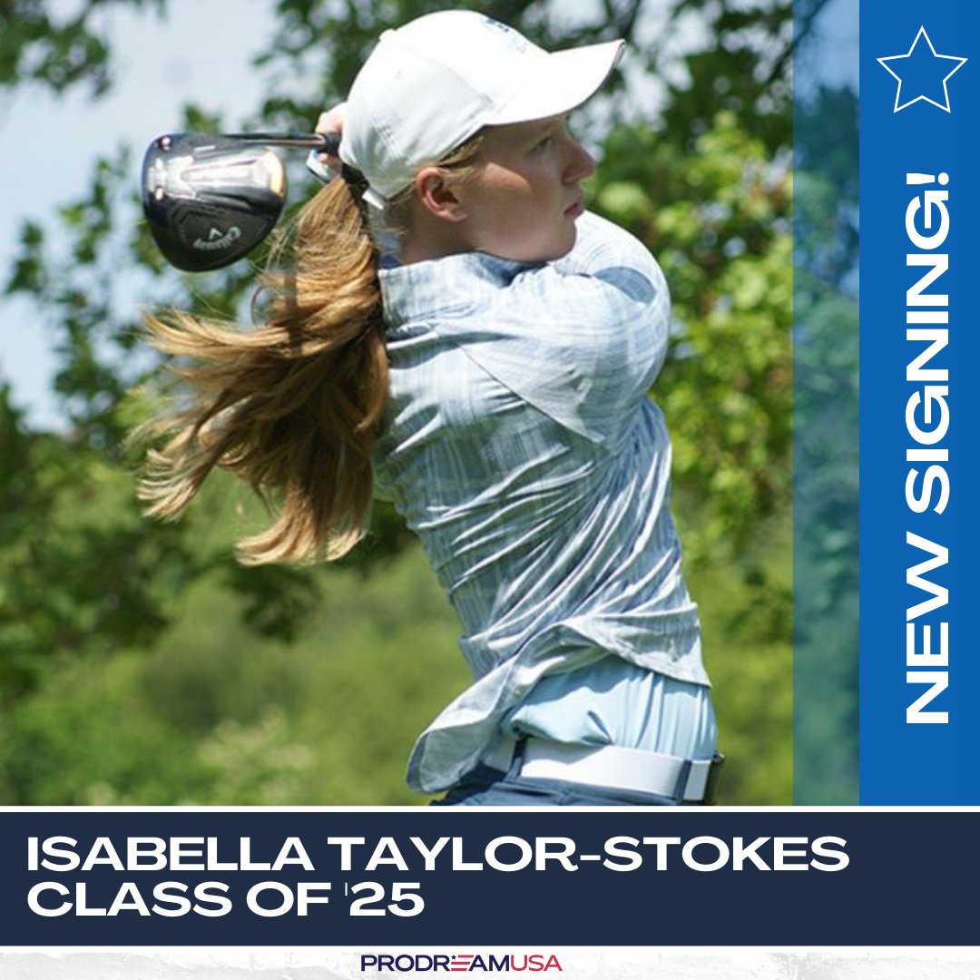NEW SIGNING 📝

We are delighted to welcome Cheshire Ladies &amp; England North West Regional Squad Member Isabella Taylor- Stokes to #TeamProDream as part of our Fall 2025 recruiting class.

Discover more about Isabella on our website ➡️

<a href="/ITS__Golf/">Isabella Taylor-Stokes</a>