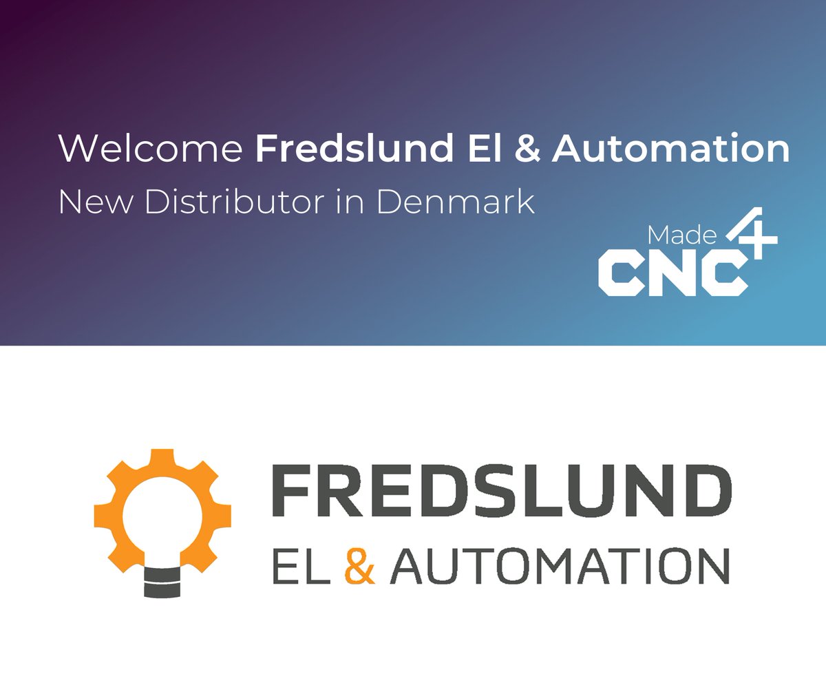 Made4CNC's tweet photo. Welcome, Fredslund El &amp; Automation as a new distributor based in Denmark 🇩🇰

You can contact them over:
Website - https://t.co/6bU9m3l4MX
Phone - (+45) 59 18 44 00

#machinetending #safety #efficiency #automation #productivity #cnc #cobots #distributor #welcome #safedoor #denmark https://t.co/bBnSdesKvU