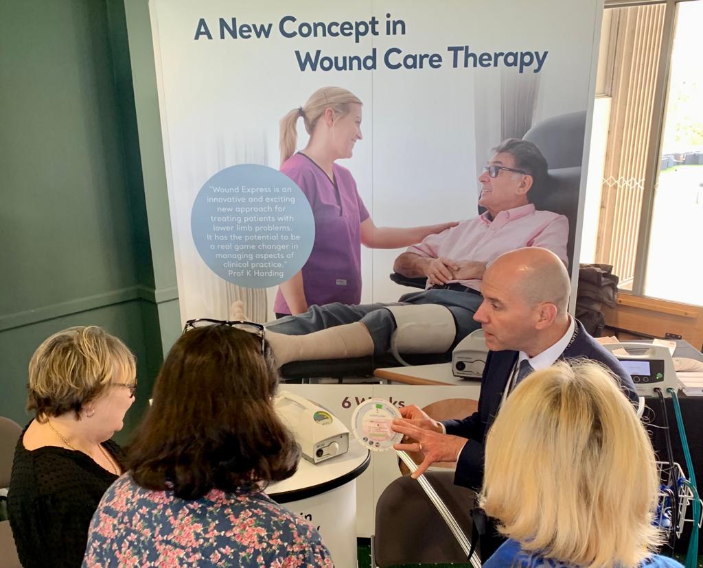 Huntleighdiag's tweet image. “I know exactly the patient who would benefit from this kind of treatment." 

Clinicians are already getting excited about the potential of #WoundExpress at #JCNEsher @jcnreport