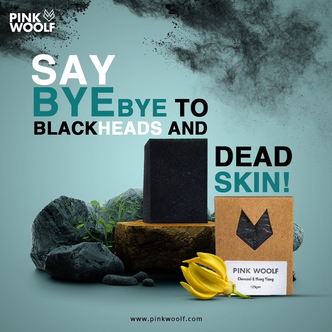 PinkWoolf's tweet photo. Say hello to clear, clean and fresh skin! 👋🏻 Use our Charcoal &amp; Ylang Ylang soap everyday for a blemish and blackheads free skin.  

#PinkWoolf #Skincare #SkincareCombo #freshskin #charcoal #ylangylang #blemish #blackheads #soap #wetshavers #wetshavingloyalists #wetshaving https://t.co/iDjYtpfgHL