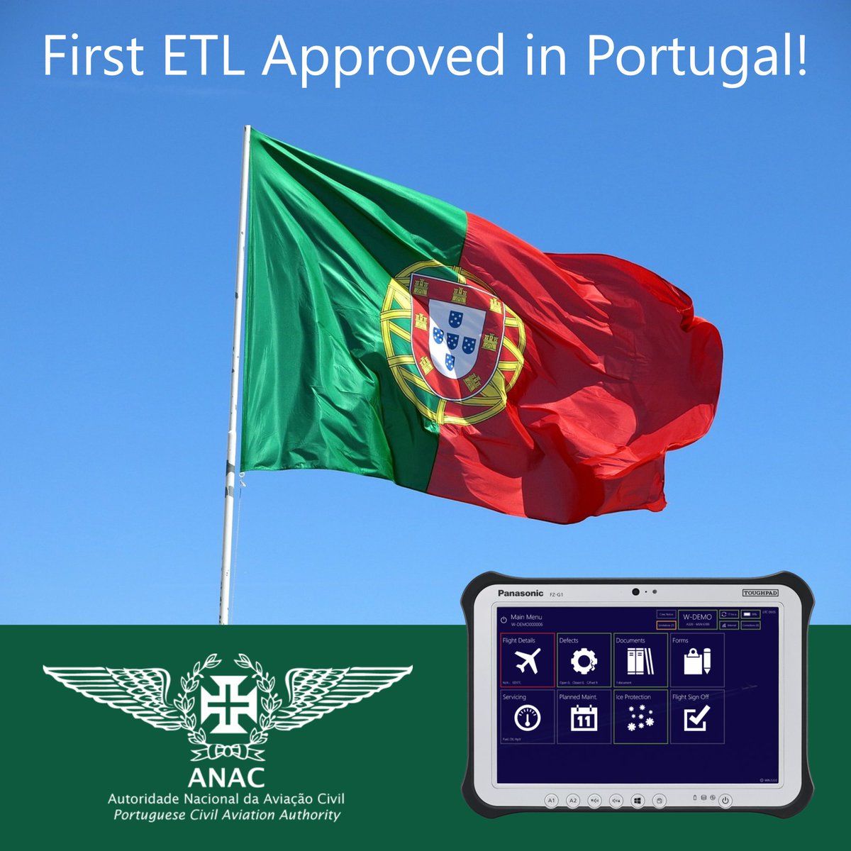 ConduceGroup's tweet photo. Conduce are pleased to announce that eTechLog8 has become the first Electronic Technical Logbook fully approved for use in Portugal by ANAC, the civil aviation authority of Portugal.
#aviation #approved #anac #portugal #electronictechnicallogbook #elb #etl #etechlog8 #etechlog https://t.co/59bYz7Awtz
