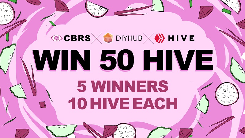 Beet_Root_Soup's tweet photo. 📢5 x 10 HIVE #Giveaway😱
✅Follow US + @DiyhubH
✅Like + Retweet + Tag 3 friends
✅Follow DIYHUB Community on #Hive ➡️https://t.co/TK0XaCeZOu
📢Giveaway Ends in 48 Hours!
#Crypto #freecrypto #Earn #cryptogiveaway #getcrypto #wincrypto #prize #competition #win #giveawayalert https://t.co/dNeWesC2cj