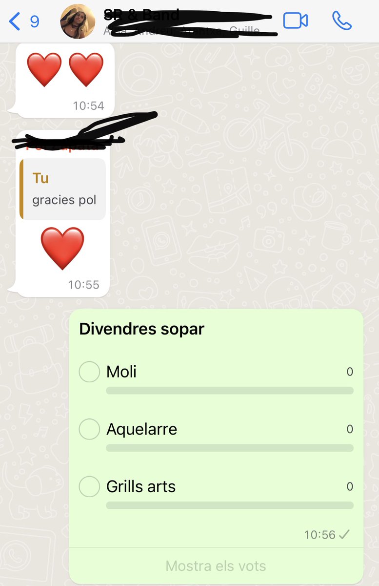 gerryquerry's tweet photo. Es poden enviar enquestes per whats https://t.co/qlF2YVyUNm