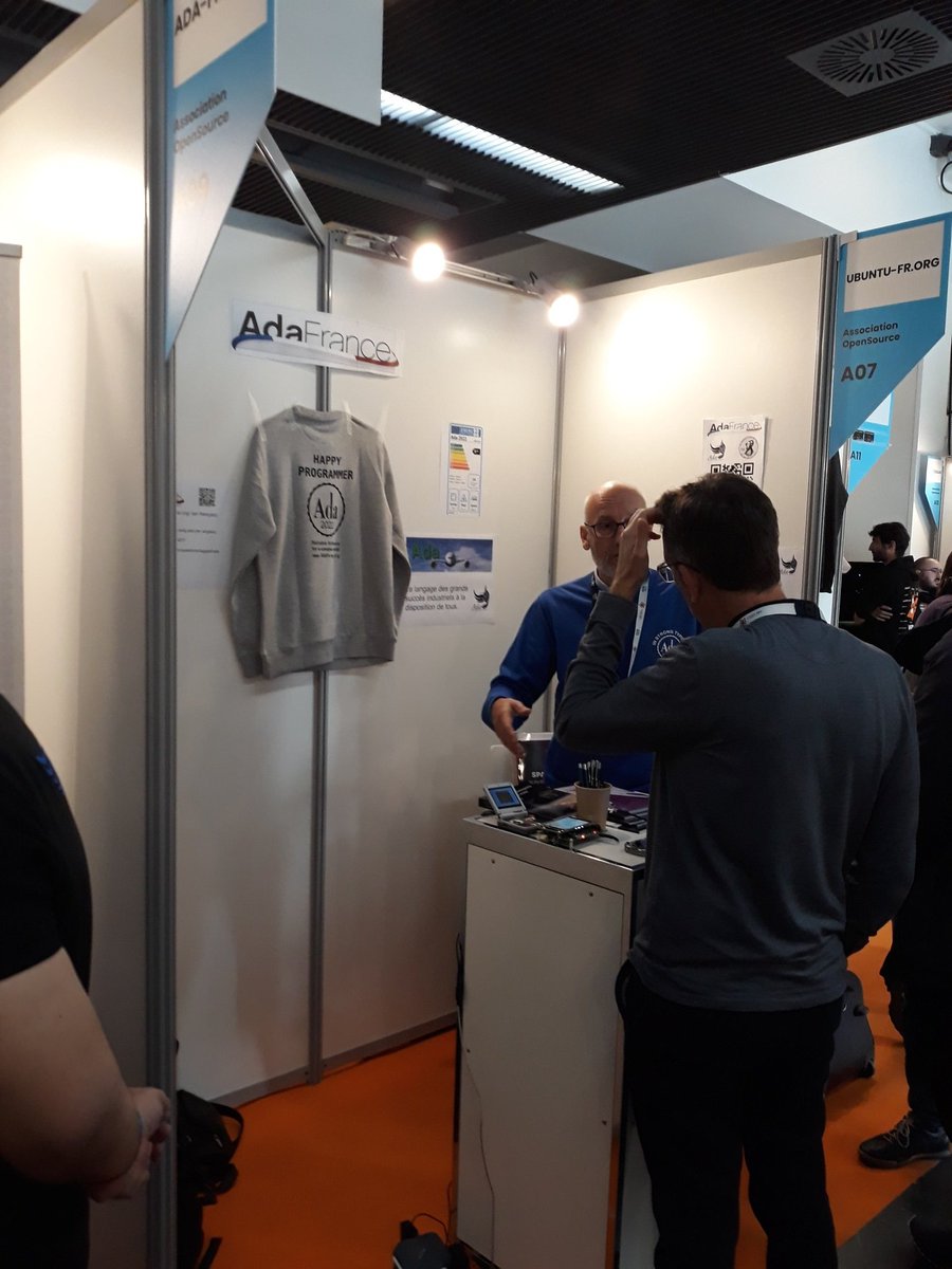 adafrance's tweet image. Venez donc nous voir 😊
@OSXP_Paris @adafrance 
#osxp #OSXP_Paris #AdaLanguage #ada