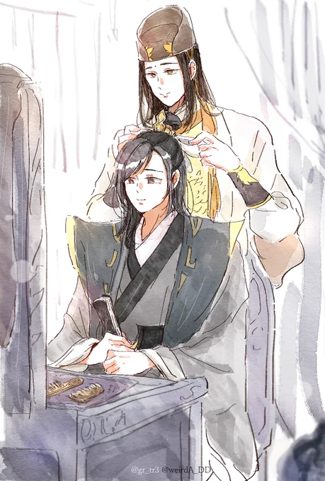 私のかわいい聶宗主 #聶懐桑 #金光瑶 