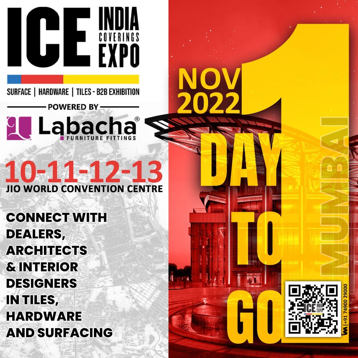 ibais_wooden's tweet photo. FINAL COUNTDOWN, ONLY 1 DAY TO GO.
Connect with Pan - India Dealers, Architects and Interior Designers!
VISITOR REGISTRATION link
https://t.co/3r8A1sSRa4
For Participation via Whatsapp Click:
https://t.co/WDzvRCTCBC
#exhibition #1daytogo #inviteyou
.
@IBAISMEDIA https://t.co/70JY8WtNBh