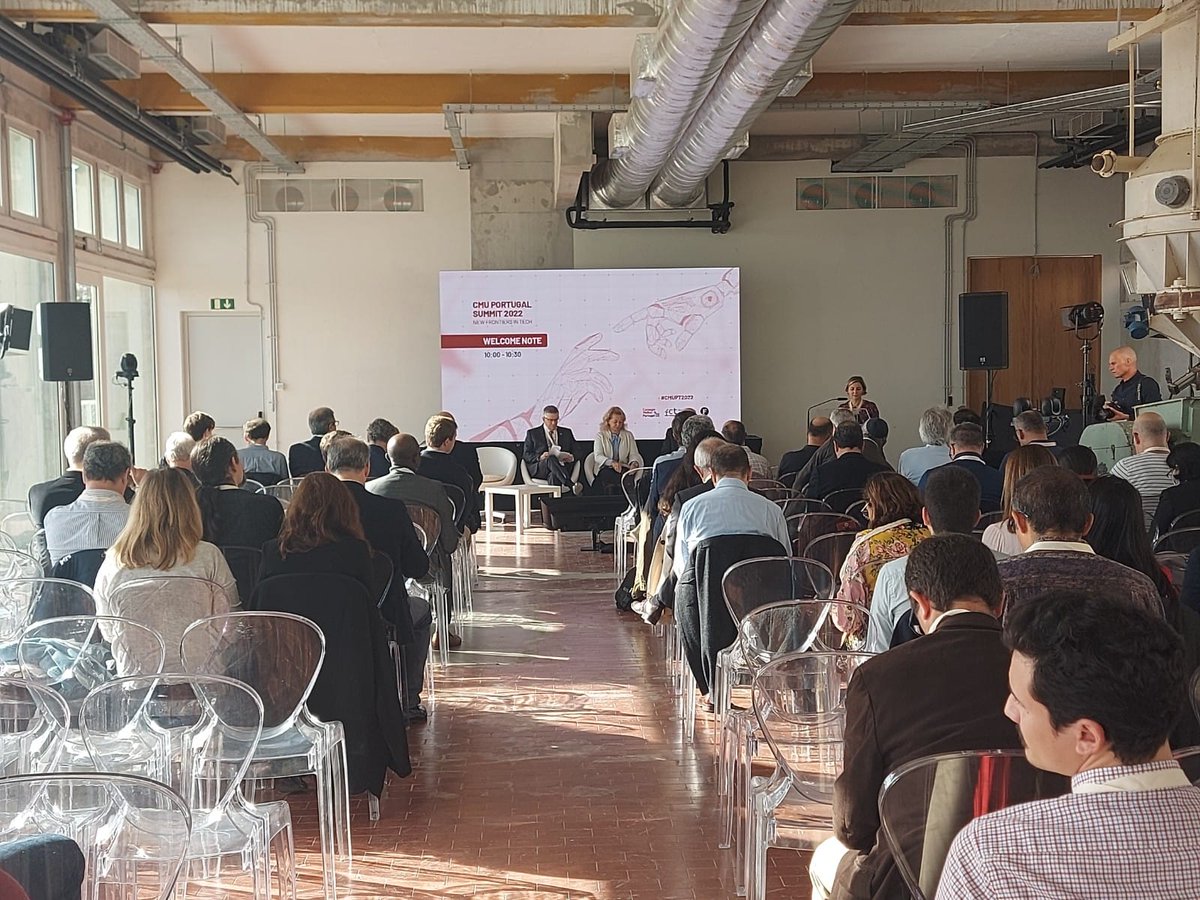 Starting #CMUPT2022 Summit “New Frontiers in Tech!”. Throughout the day we will share all on latest #ICT topics with experts from 🇵🇹 Institutions and @carnegiemellon. Join us remotely 👇
hopin.com/events/cmu-por…
#CMUPT2022 <a href="/fct/">aoi</a> <a href="/Factory/">Factory</a> @HCBeato