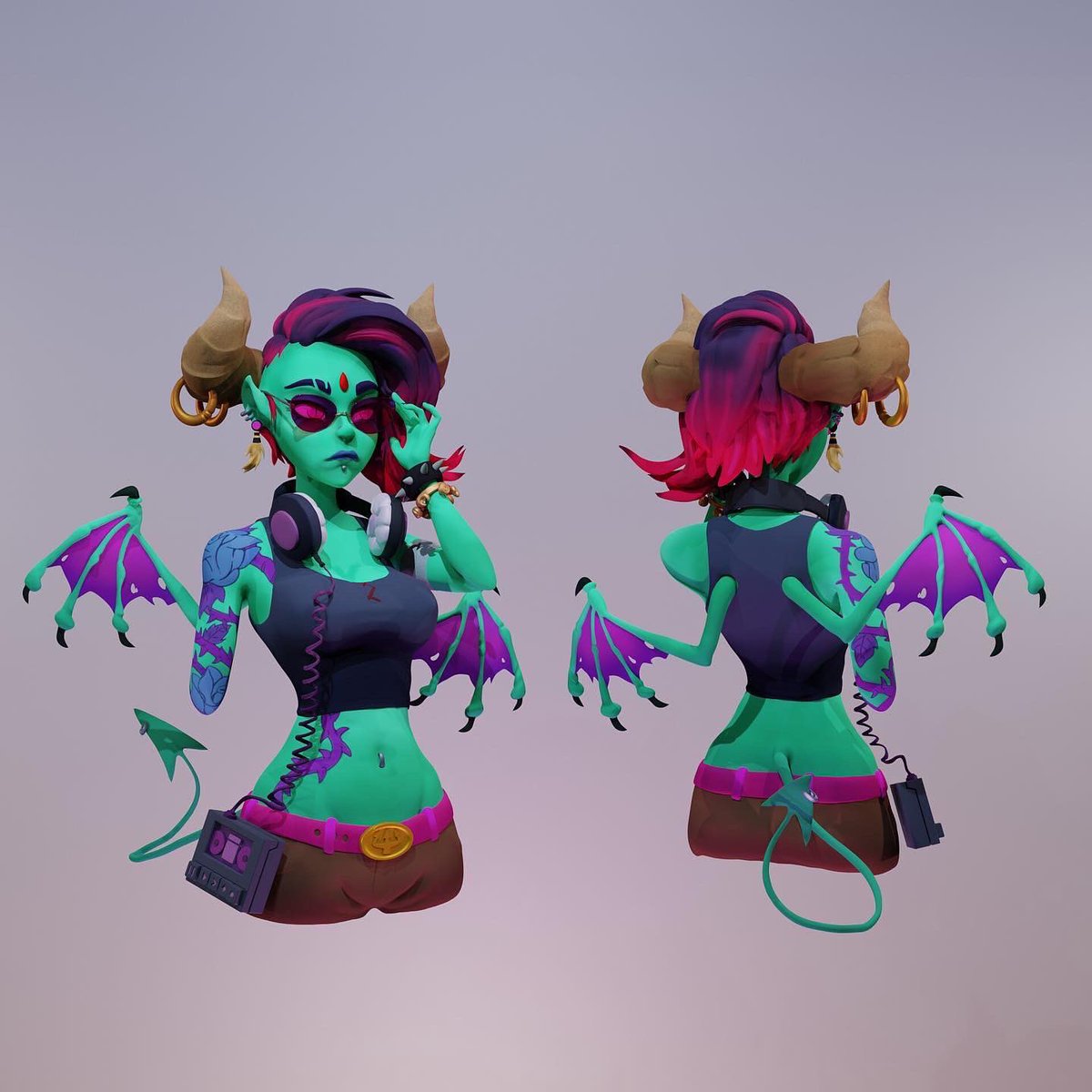 Cactisick's tweet photo. Speedsculpt
#zbrush #digital3d #model #3dmodel #sculpt #speedsculpt #blender #render #dtiys #stylized #marmoset #artstation 
@NicolaSaviori https://t.co/agIqBUsB94