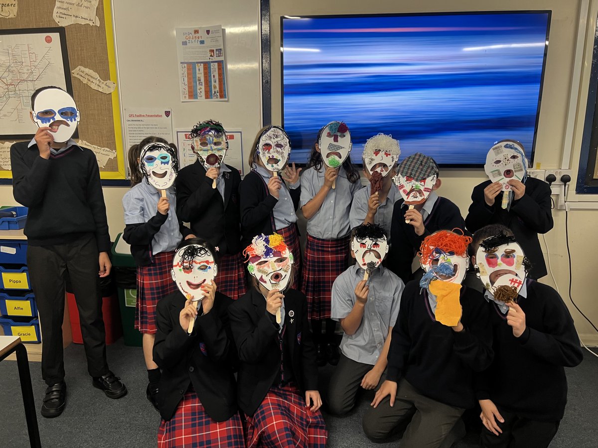 OPS_OratoryPrep's tweet image. In the first half of the Michaelmas Term, #Year5 spent their time in Drama studying Greek Theatre, where it all began. 

They explored amphitheatres, acted as part of a chorus and created their own masks - they all look incredible!

#OPSLearning #OPSDrama #GreekTheatre
