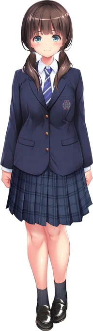 次回作、JK誘拐監禁凌辱CG集よりヒロインの立ち絵になります。初々しい制服姿の少女。将来への希望に満ちた生活は、ある日を境に突然崩れ去り……。現在鋭意制作中。発売までしばらくお待ちください。 