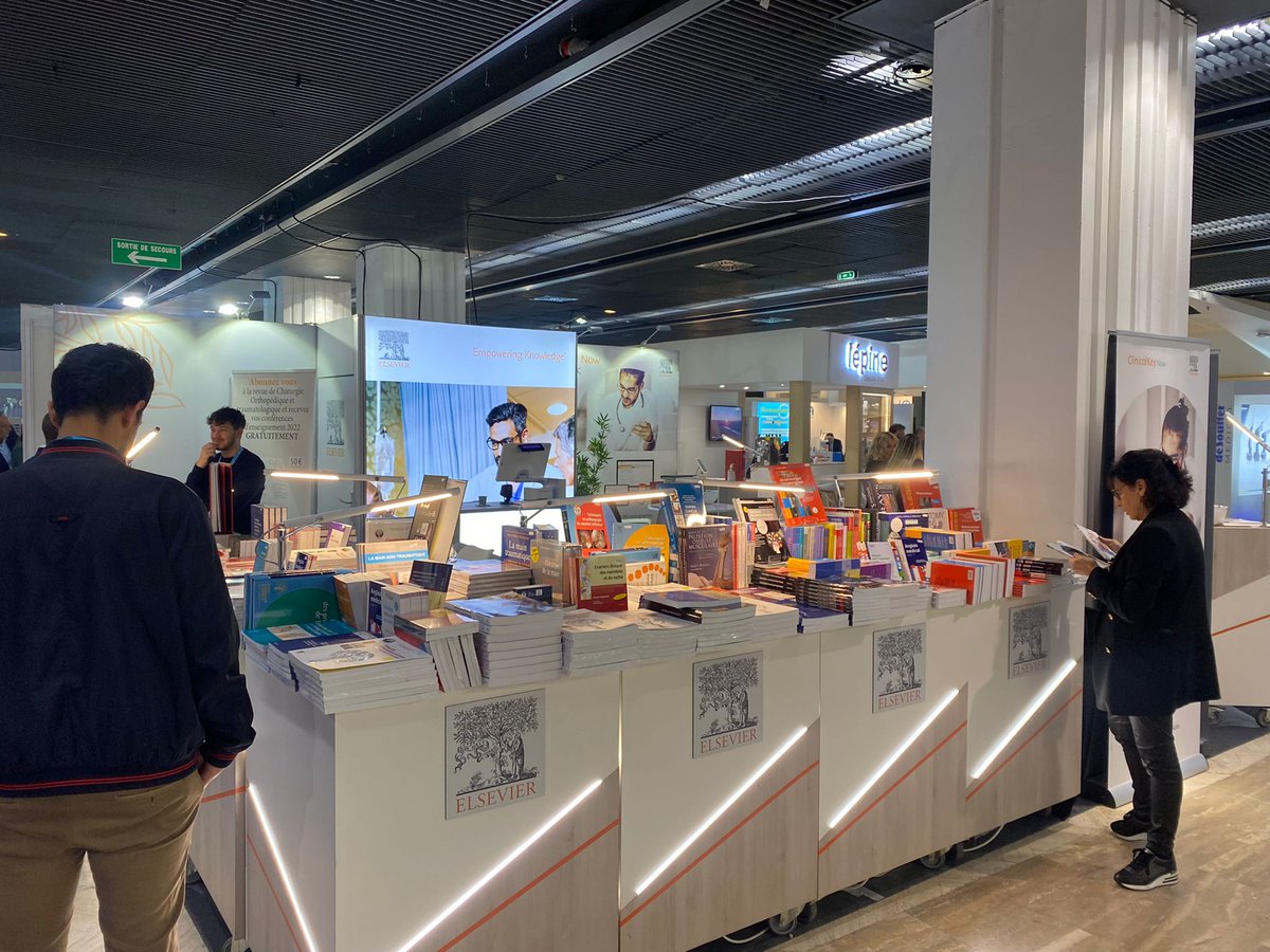 elseviermasson's tweet photo. #congrès2022
📢 Venez rencontrer nos équipes sur le Stand F65 de la #SOFCOT. L’occasion de découvrir nos livres, revues et EMC sur #ClinicalKeyNow !
🚨 Nouveauté : les conférences d'enseignement passent au format revues, à retrouver sur le stand https://t.co/qRIJug4Tb6