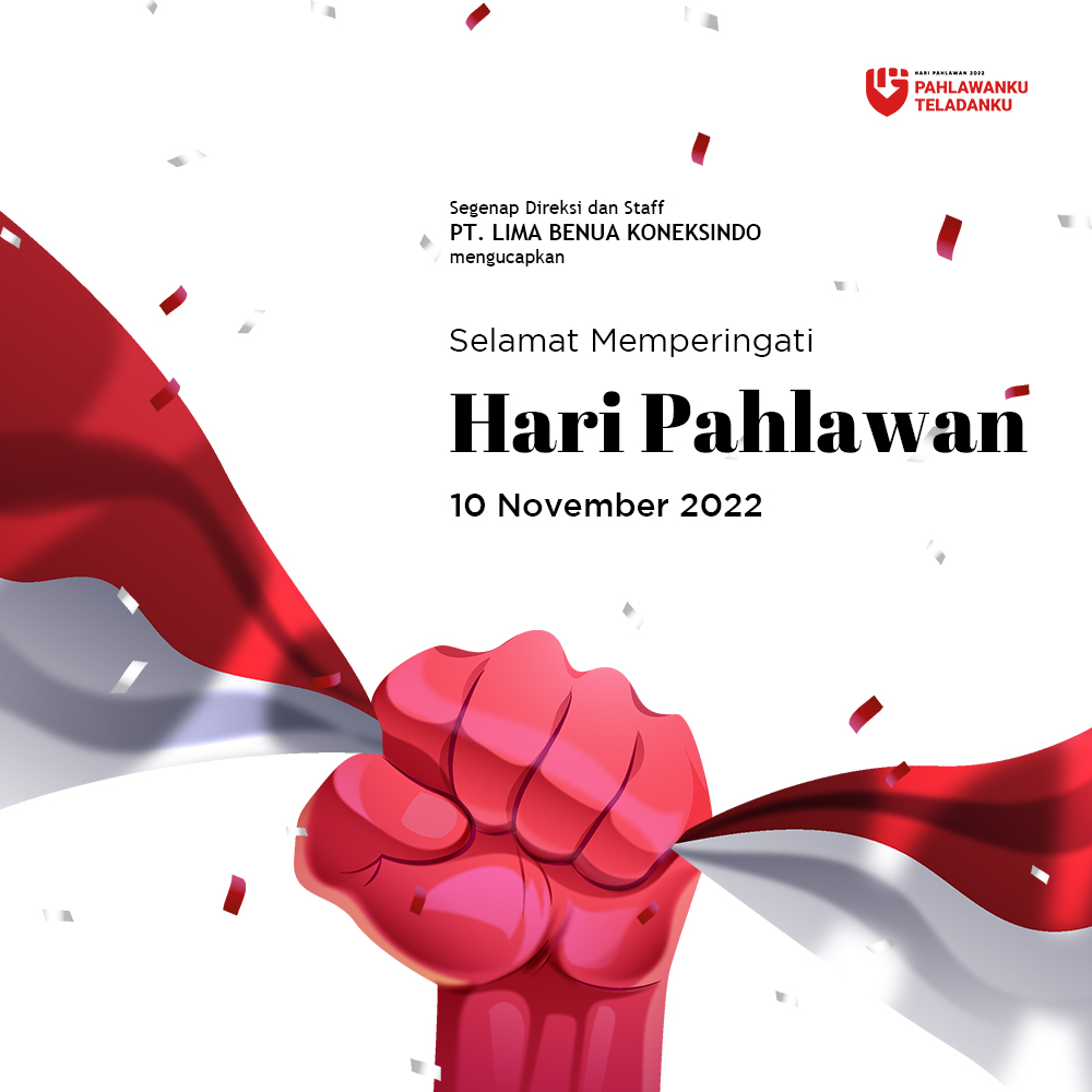 LimaBenua's tweet photo. Memperingati Jasa para Phalawan Bangsa. Kobarkan terus semangat berjuang. Untuk Indonesia Merdeka.
#haripahlawan #haripahlawan2022 #heroesday #indonesia #haripahlawanindonesia #indonesianheroesday https://t.co/BgGXulyFK1